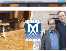 Tablet Screenshot of megeriancarpets.com